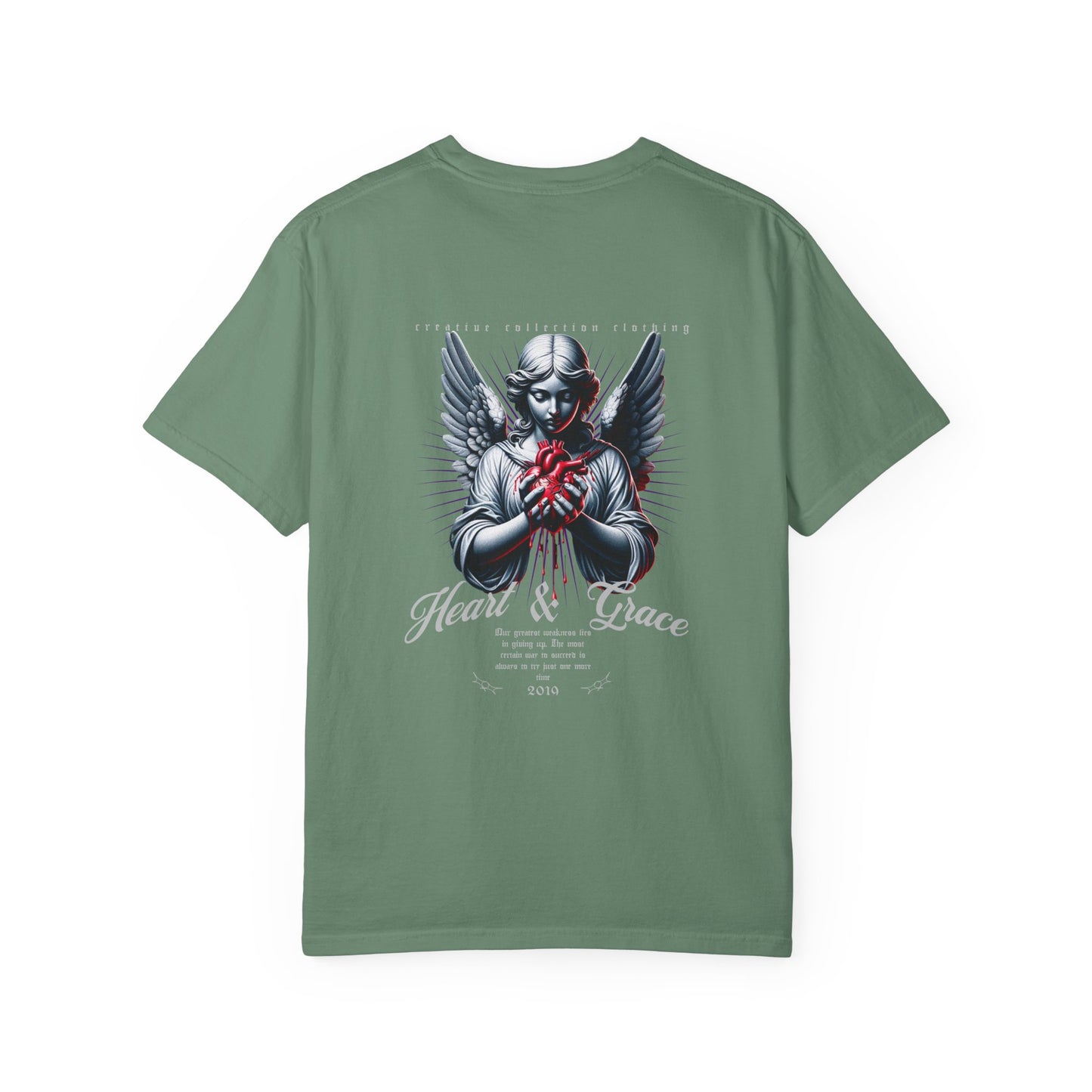 Angel Heart & Grace Unisex T-Shirt, Vintage Style Tee, Spiritual Apparel, Gift for Him/Her, Casual Everyday Wear