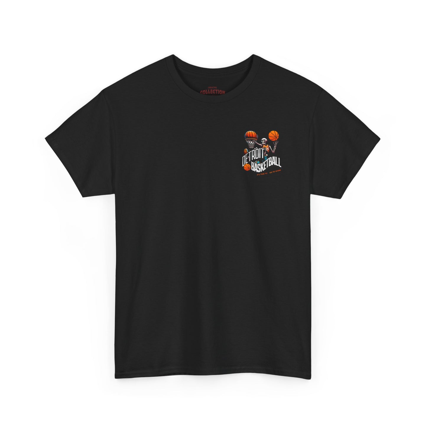 Detroit Basketball Tee – Motor City Grit in Streetwear Form