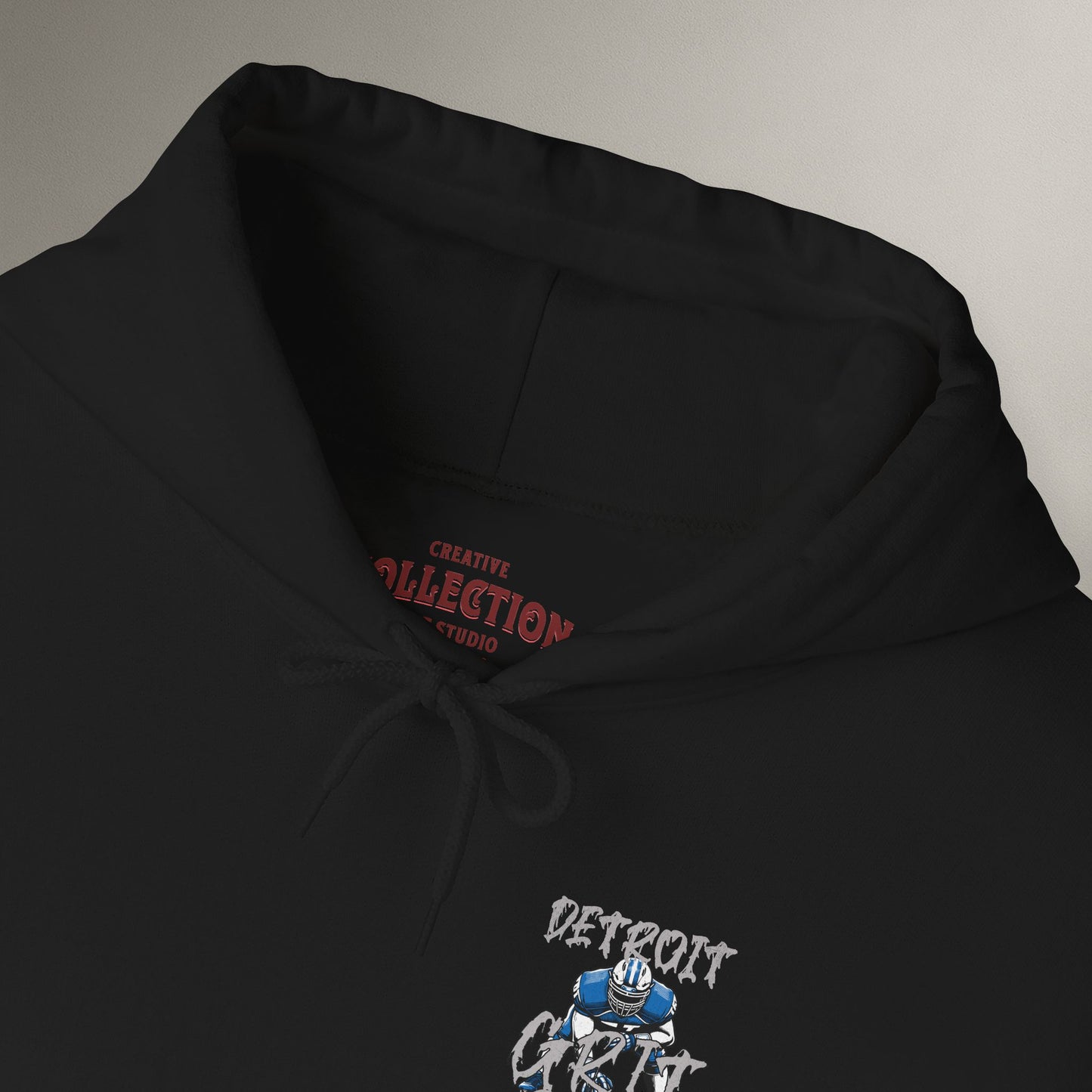 Detroit Grit Football Hoodie, Sporty Sweatshirt, Unisex Hoodie, Comfortable Athletic Apparel, Gifts for Fans