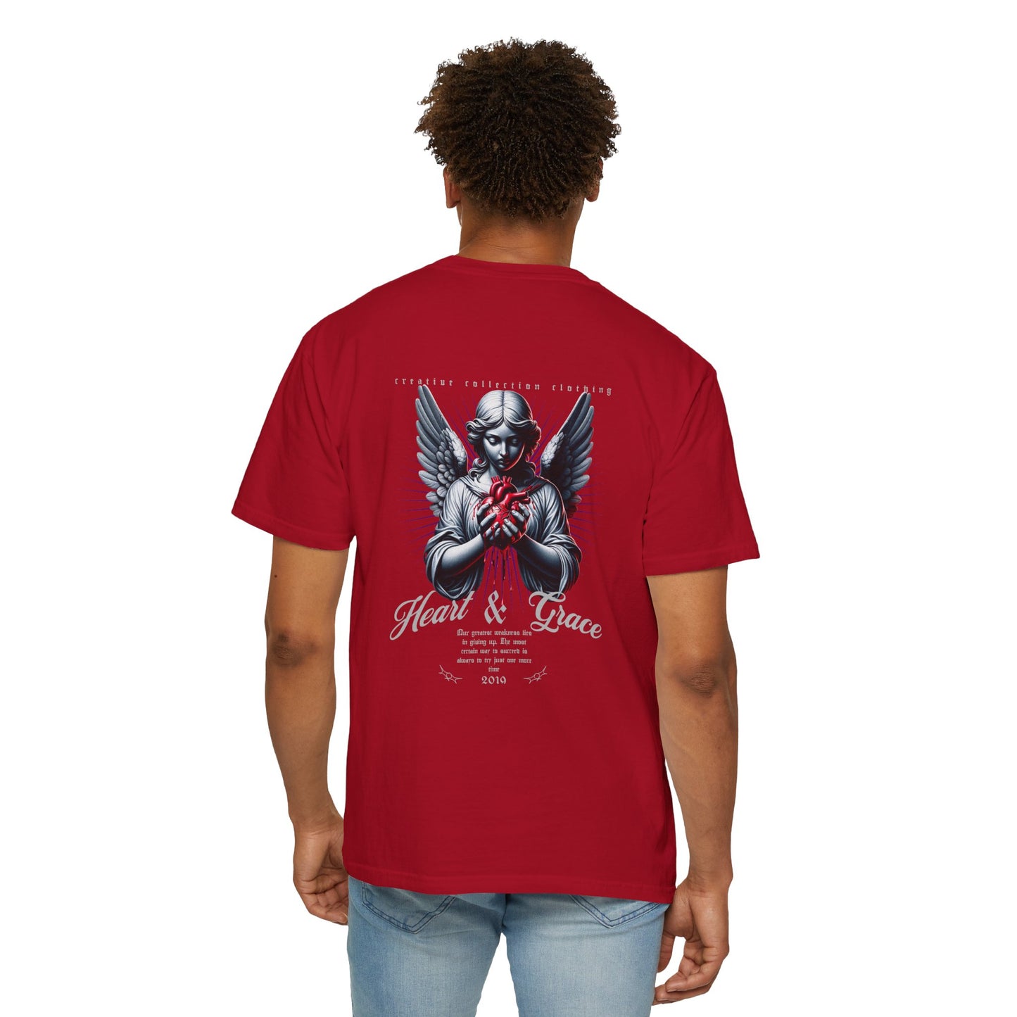 Angel Heart & Grace Unisex T-Shirt, Vintage Style Tee, Spiritual Apparel, Gift for Him/Her, Casual Everyday Wear