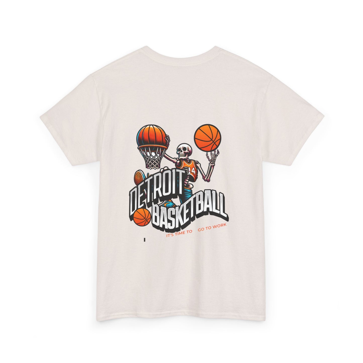 Detroit Basketball Tee – Motor City Grit in Streetwear Form
