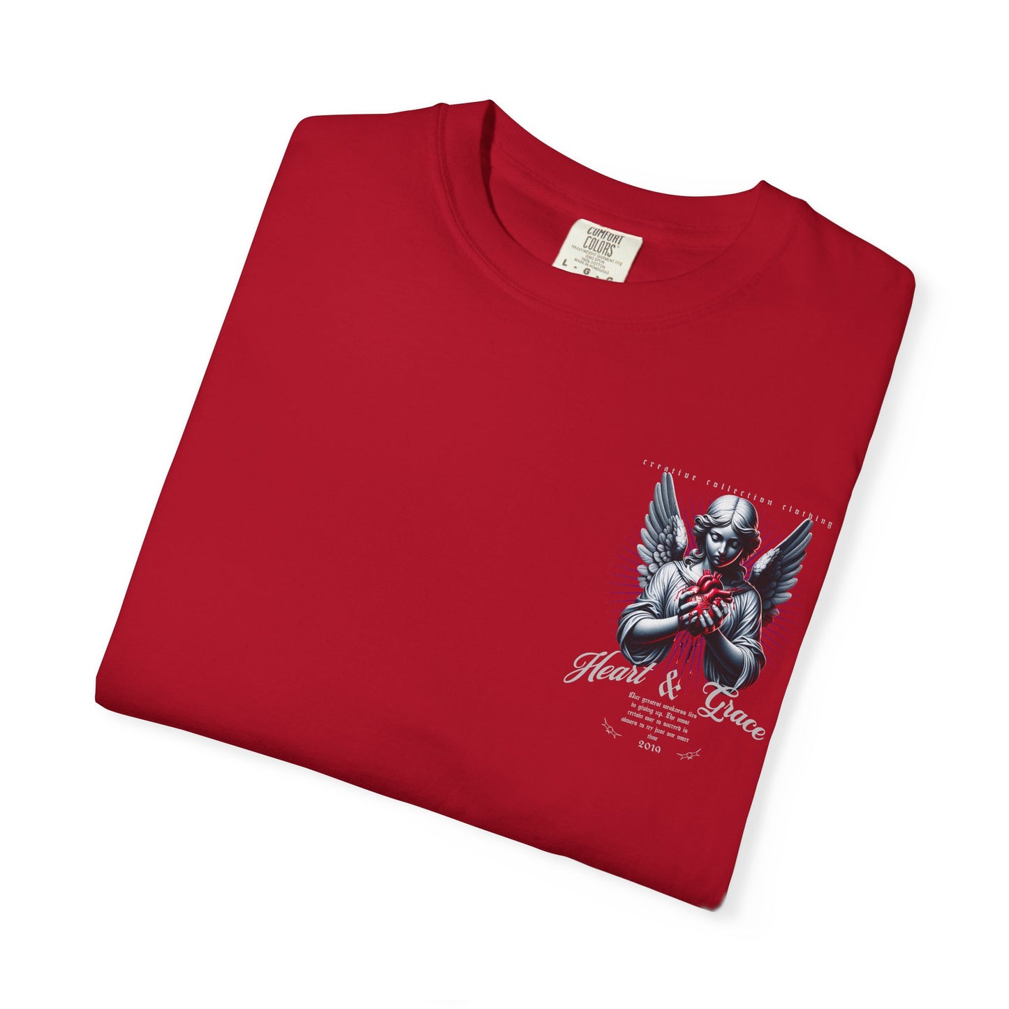 Angel Heart & Grace Unisex T-Shirt, Vintage Style Tee, Spiritual Apparel, Gift for Him/Her, Casual Everyday Wear