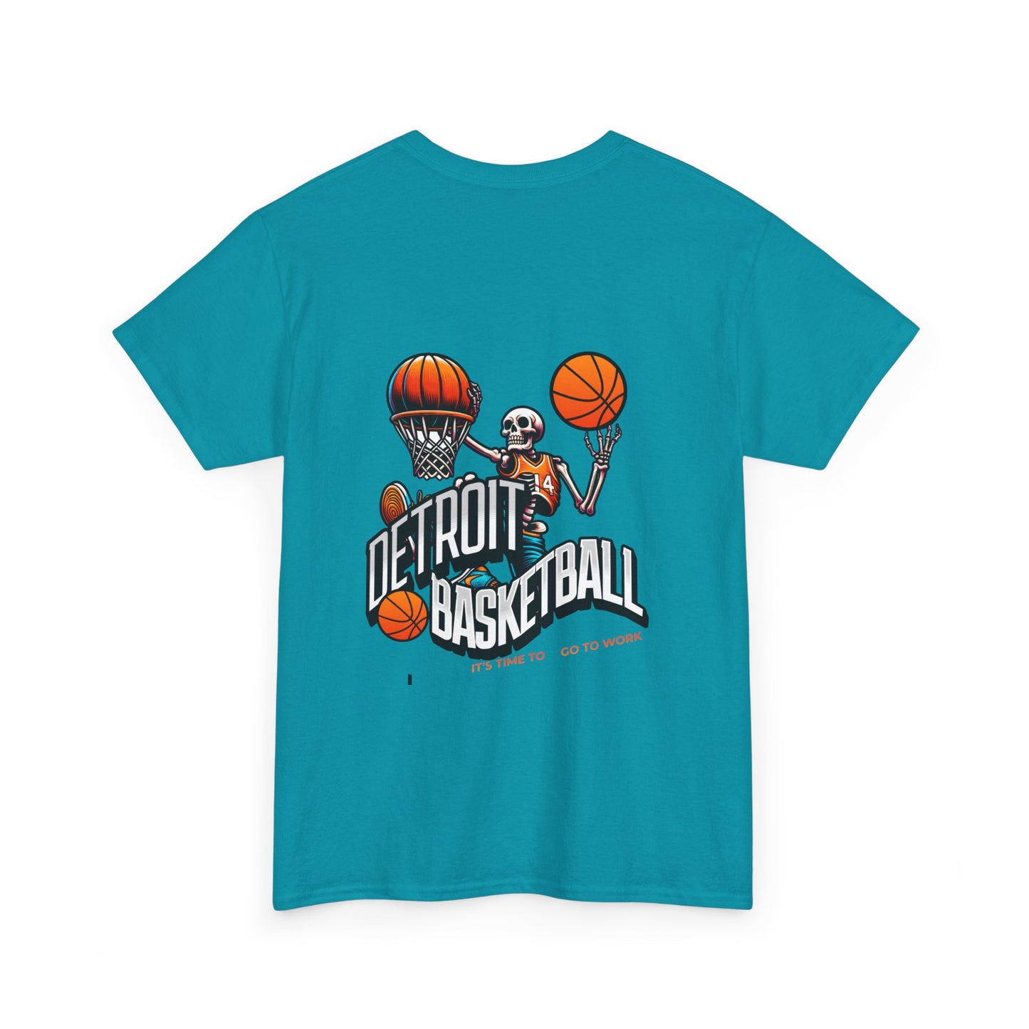 Detroit Basketball Tee – Motor City Grit in Streetwear Form