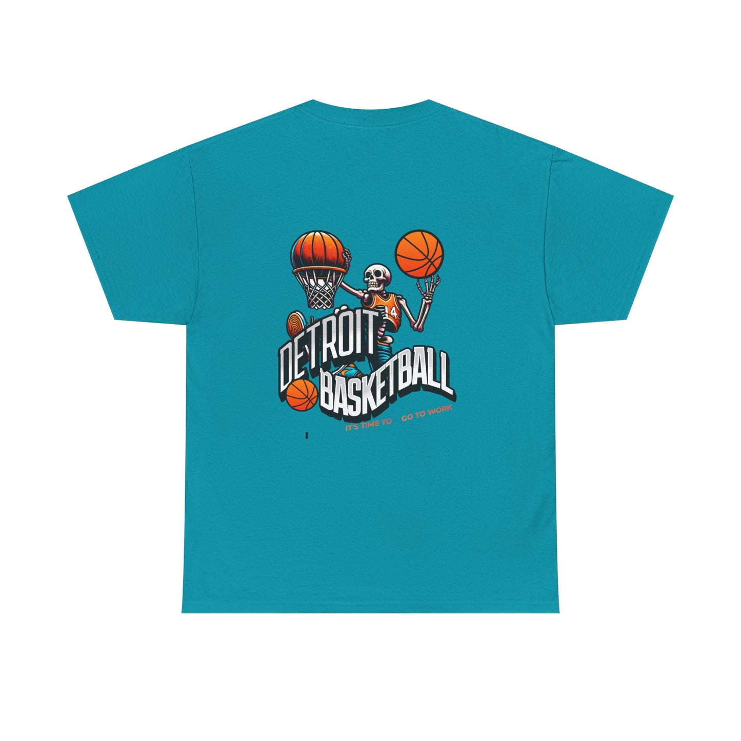 Detroit Basketball Tee – Motor City Grit in Streetwear Form