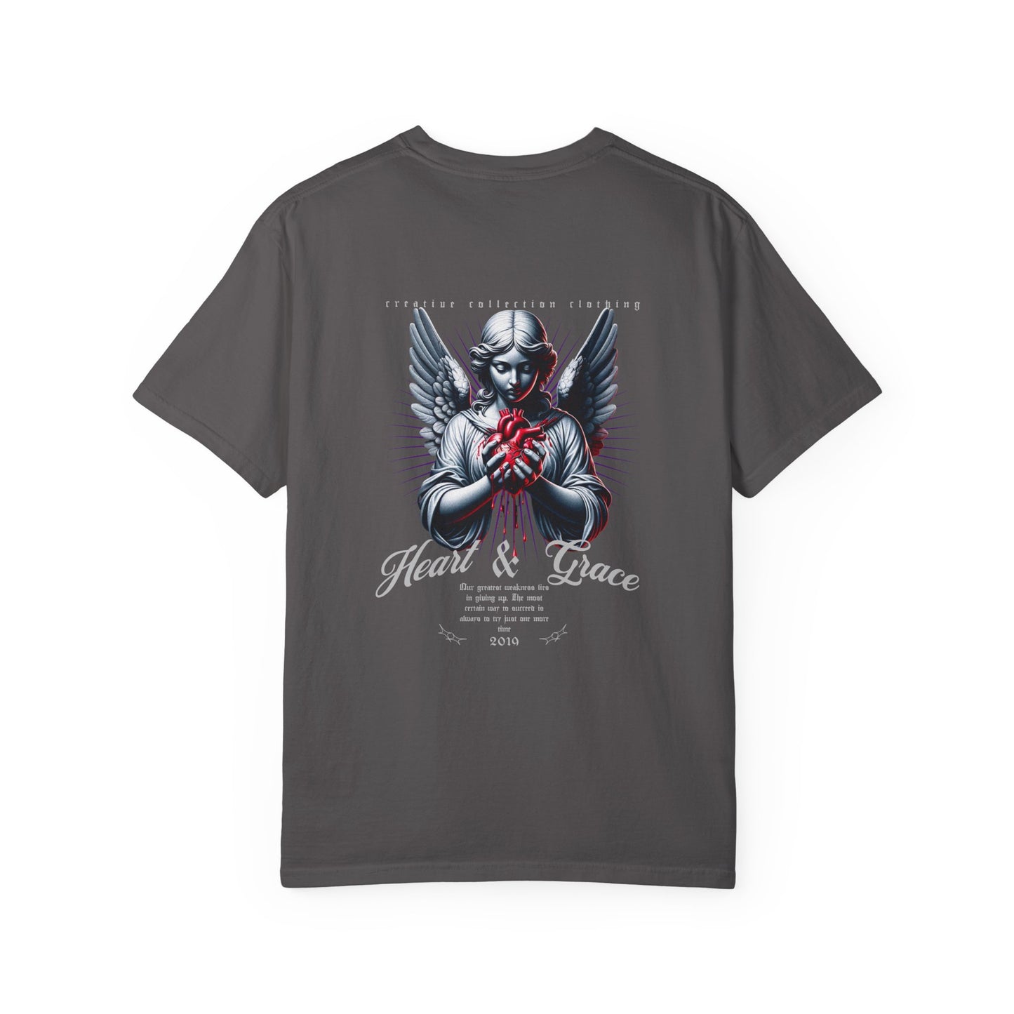 Angel Heart & Grace Unisex T-Shirt, Vintage Style Tee, Spiritual Apparel, Gift for Him/Her, Casual Everyday Wear