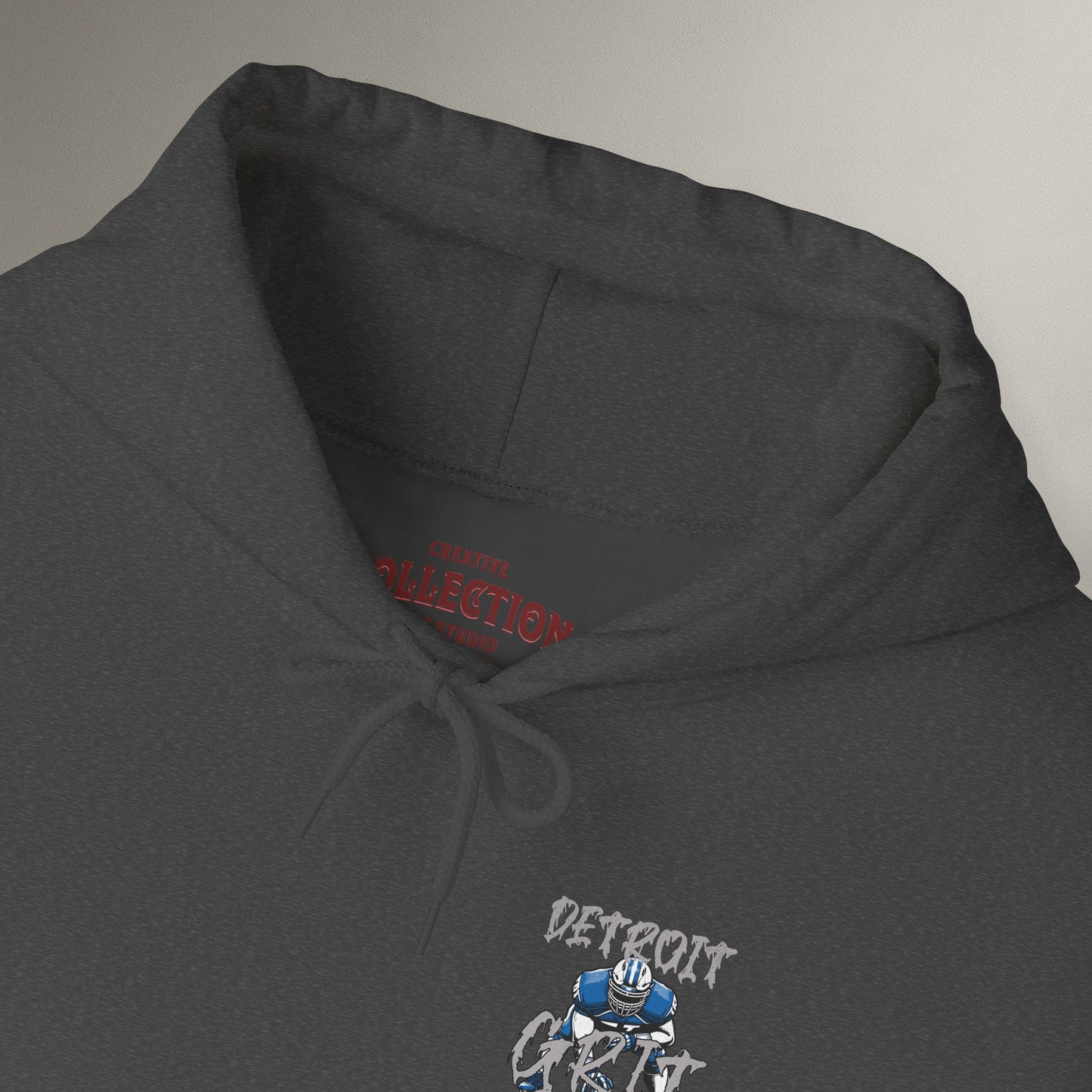 Detroit Grit Football Hoodie, Sporty Sweatshirt, Unisex Hoodie, Comfortable Athletic Apparel, Gifts for Fans