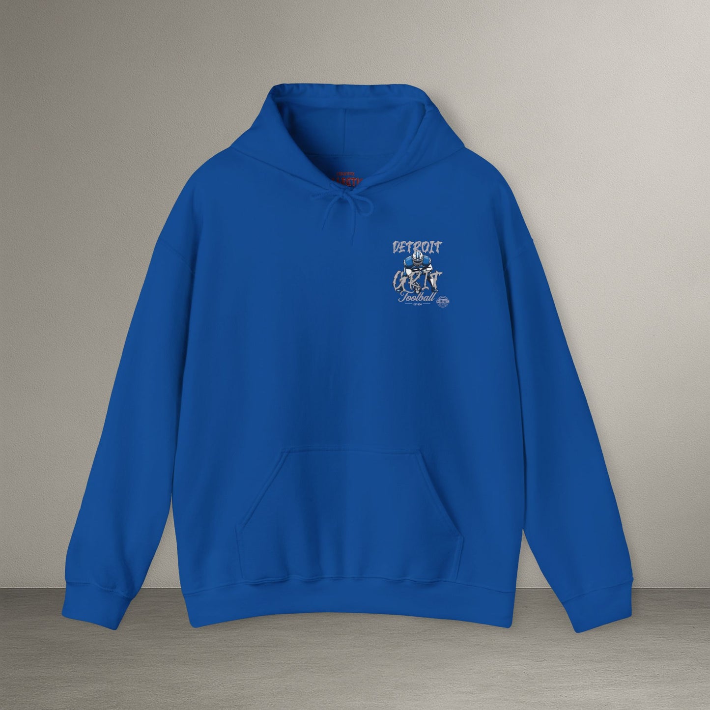 Detroit Grit Football Hoodie, Sporty Sweatshirt, Unisex Hoodie, Comfortable Athletic Apparel, Gifts for Fans