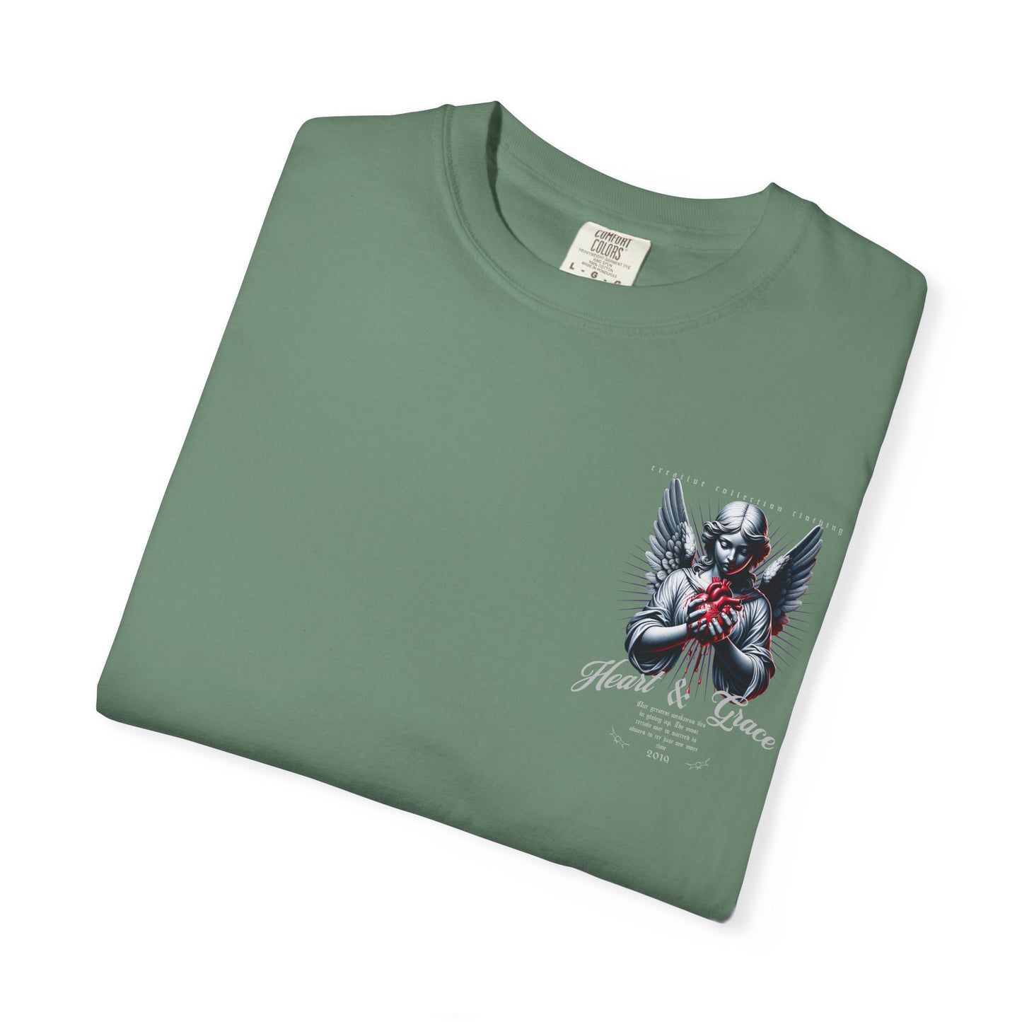 Angel Heart & Grace Unisex T-Shirt, Vintage Style Tee, Spiritual Apparel, Gift for Him/Her, Casual Everyday Wear