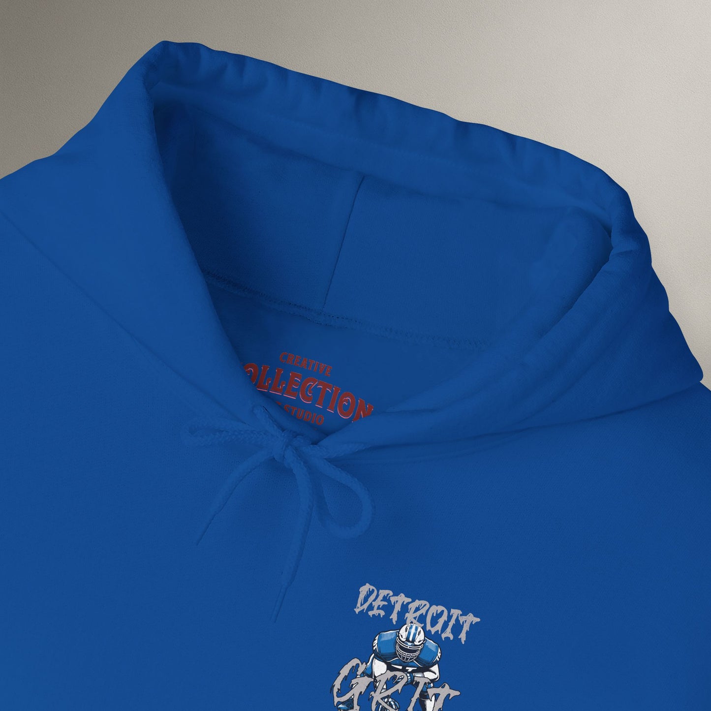 Detroit Grit Football Hoodie, Sporty Sweatshirt, Unisex Hoodie, Comfortable Athletic Apparel, Gifts for Fans