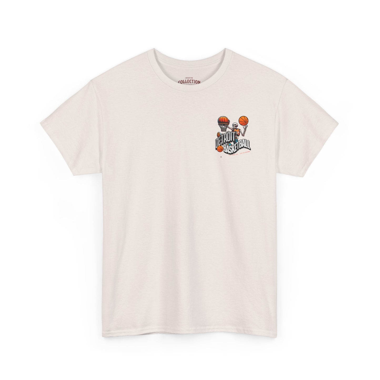 Detroit Basketball Tee – Motor City Grit in Streetwear Form