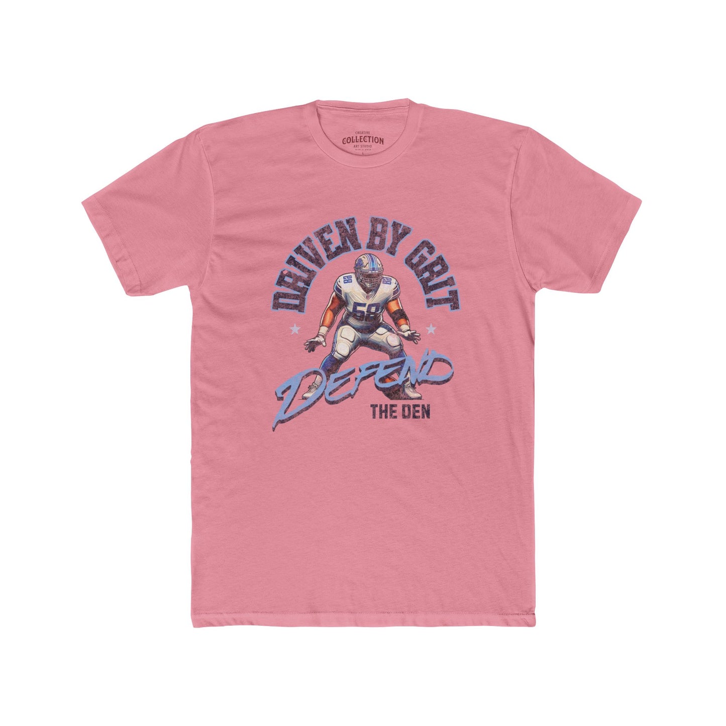 Defend the Den “Driven by Grit” O-Lineman Tee – Detroit Lions Inspired