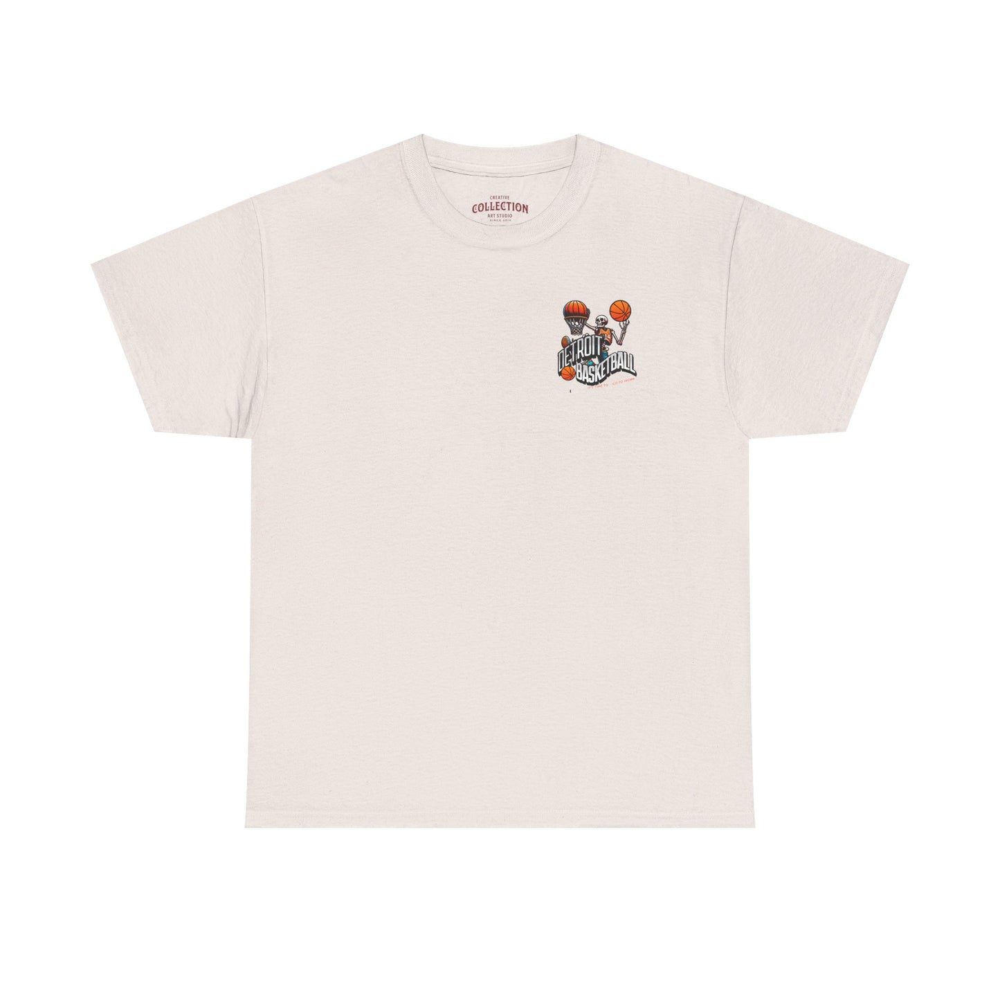 Detroit Basketball Tee – Motor City Grit in Streetwear Form