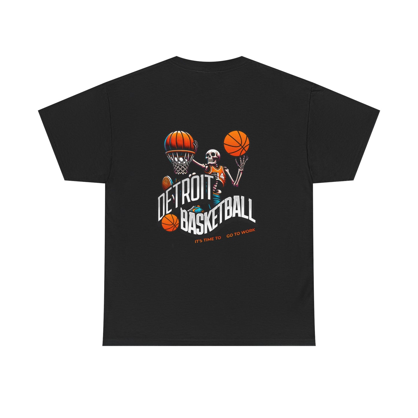 Detroit Basketball Tee – Motor City Grit in Streetwear Form