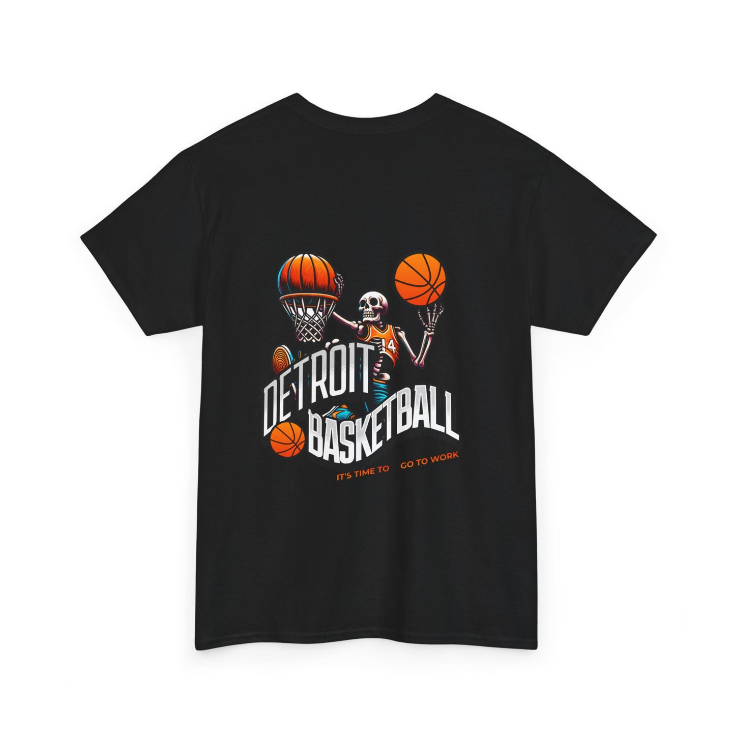 Detroit Basketball Tee – Motor City Grit in Streetwear Form