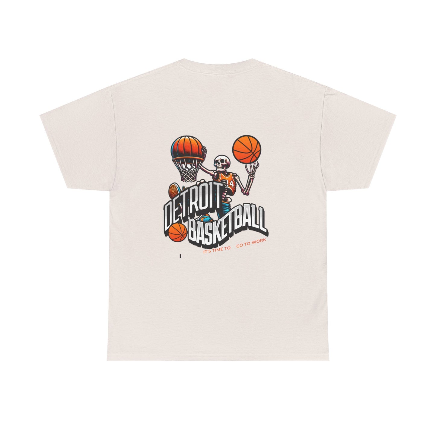 Detroit Basketball Tee – Motor City Grit in Streetwear Form