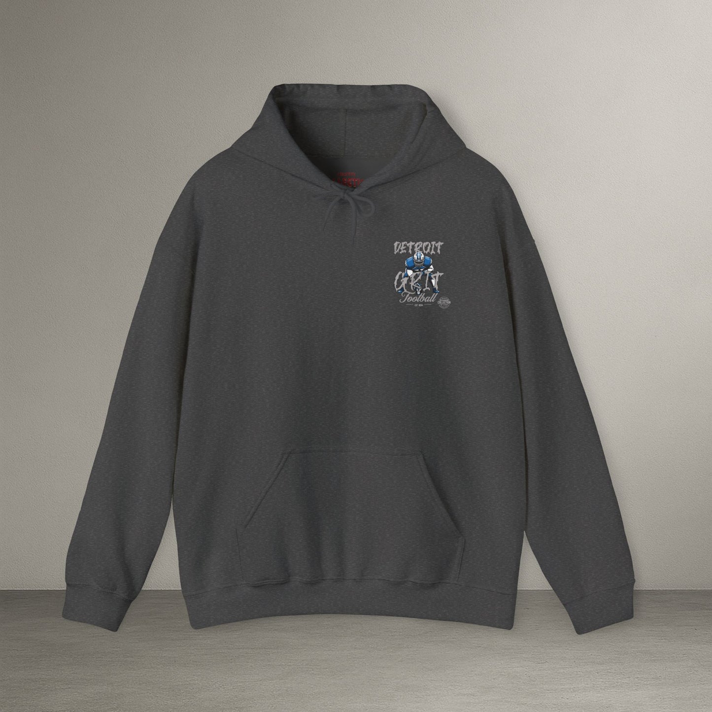 Detroit Grit Football Hoodie, Sporty Sweatshirt, Unisex Hoodie, Comfortable Athletic Apparel, Gifts for Fans