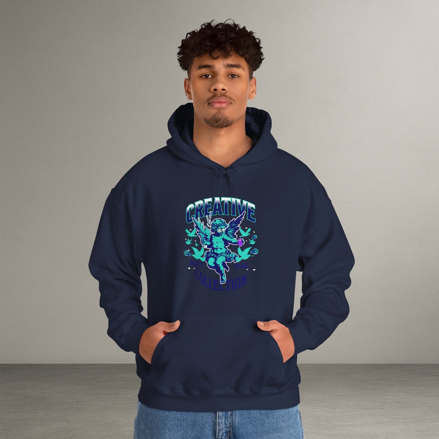 The 'Atelier' Cherub Hoodie — Vintage Renaissance Graphic Sweatshirt