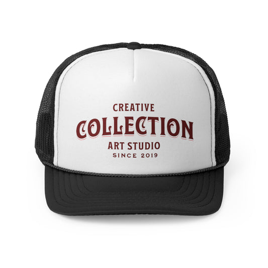 Creative Collection Trucker Cap, Fun Outdoor Hat, Gift for Artists, Casual Summer Accessory, Festival and Vacation Style
