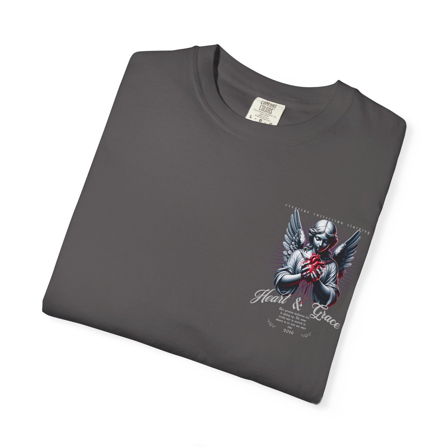 Angel Heart & Grace Unisex T-Shirt, Vintage Style Tee, Spiritual Apparel, Gift for Him/Her, Casual Everyday Wear