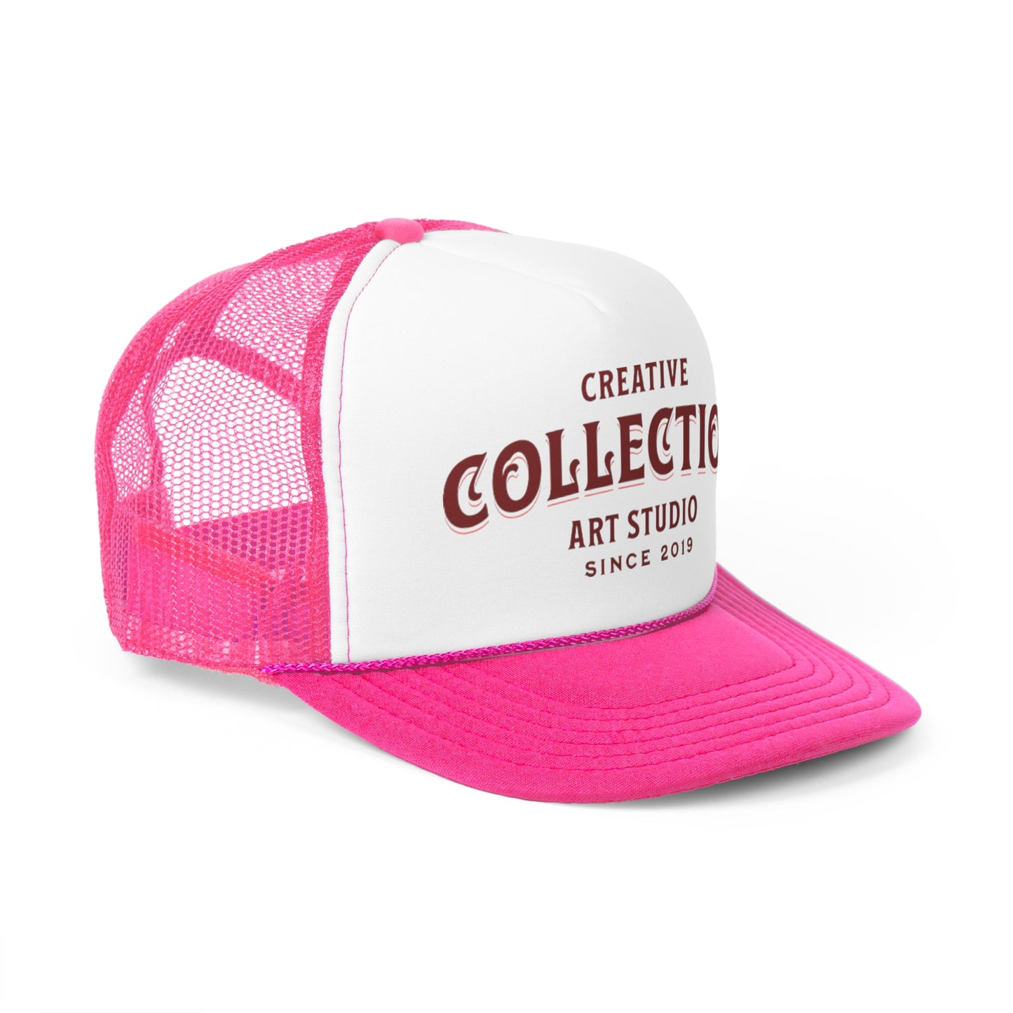 Creative Collection Trucker Cap, Fun Outdoor Hat, Gift for Artists, Casual Summer Accessory, Festival and Vacation Style