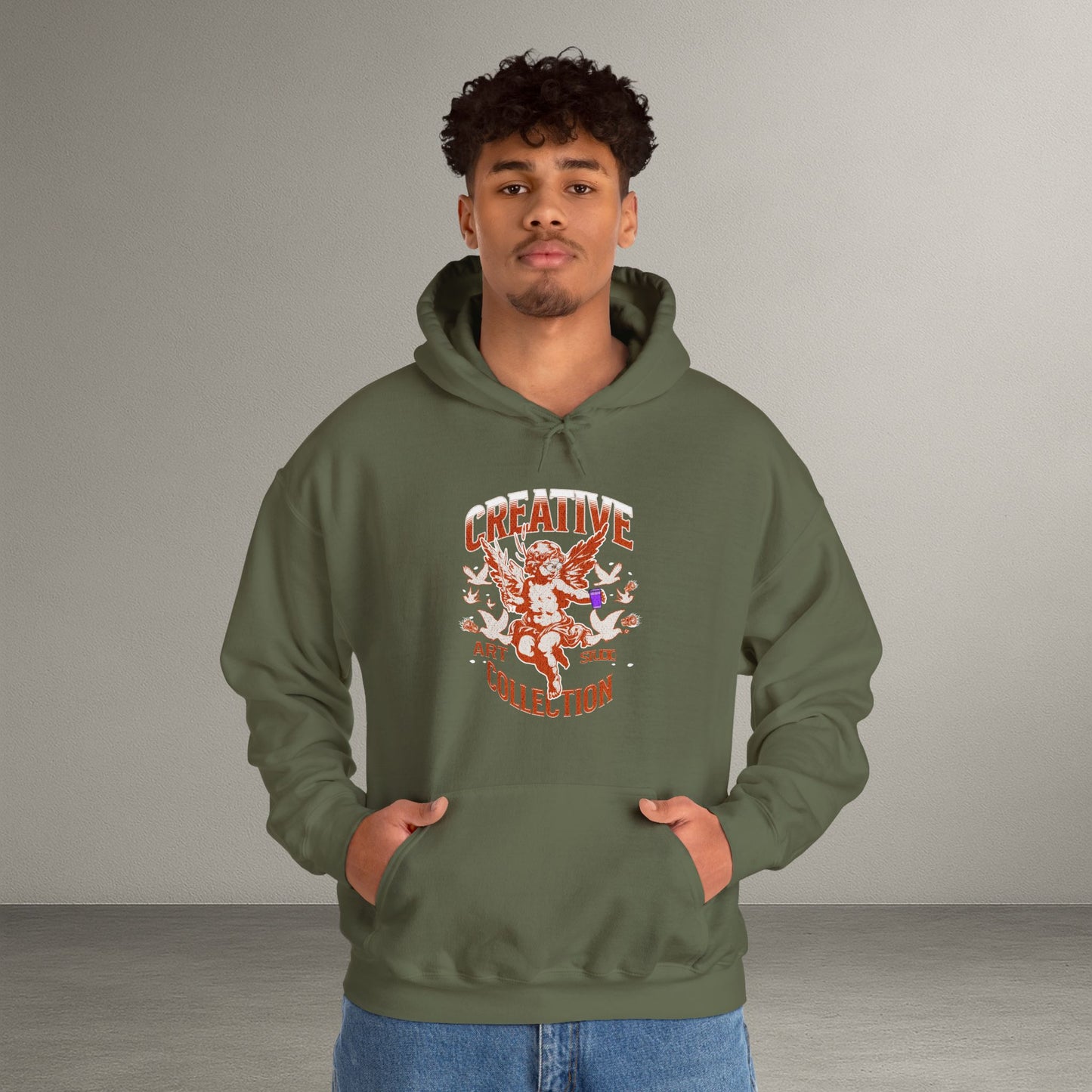 The 'Atelier' Cherub Hoodie — Vintage Renaissance Graphic Sweatshirt