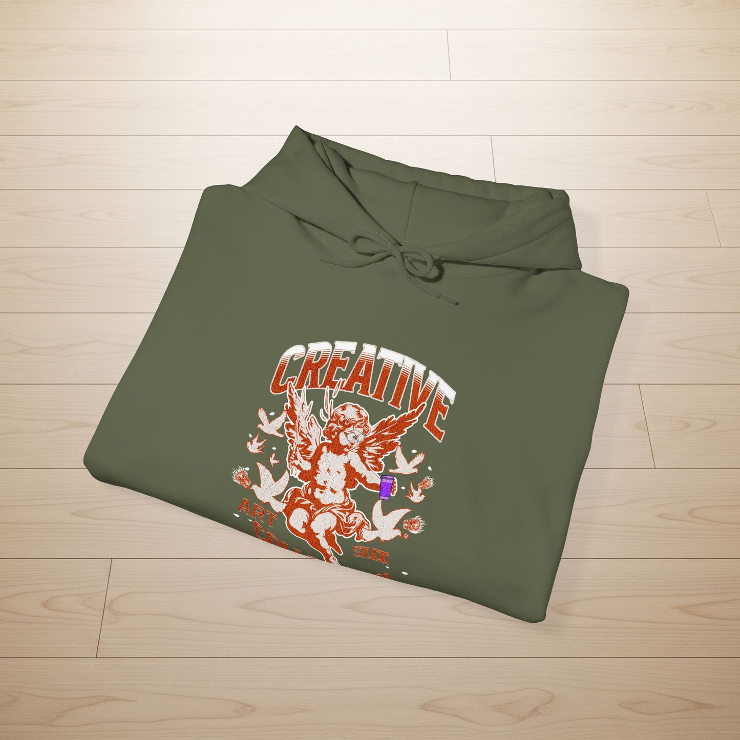 The 'Atelier' Cherub Hoodie — Vintage Renaissance Graphic Sweatshirt